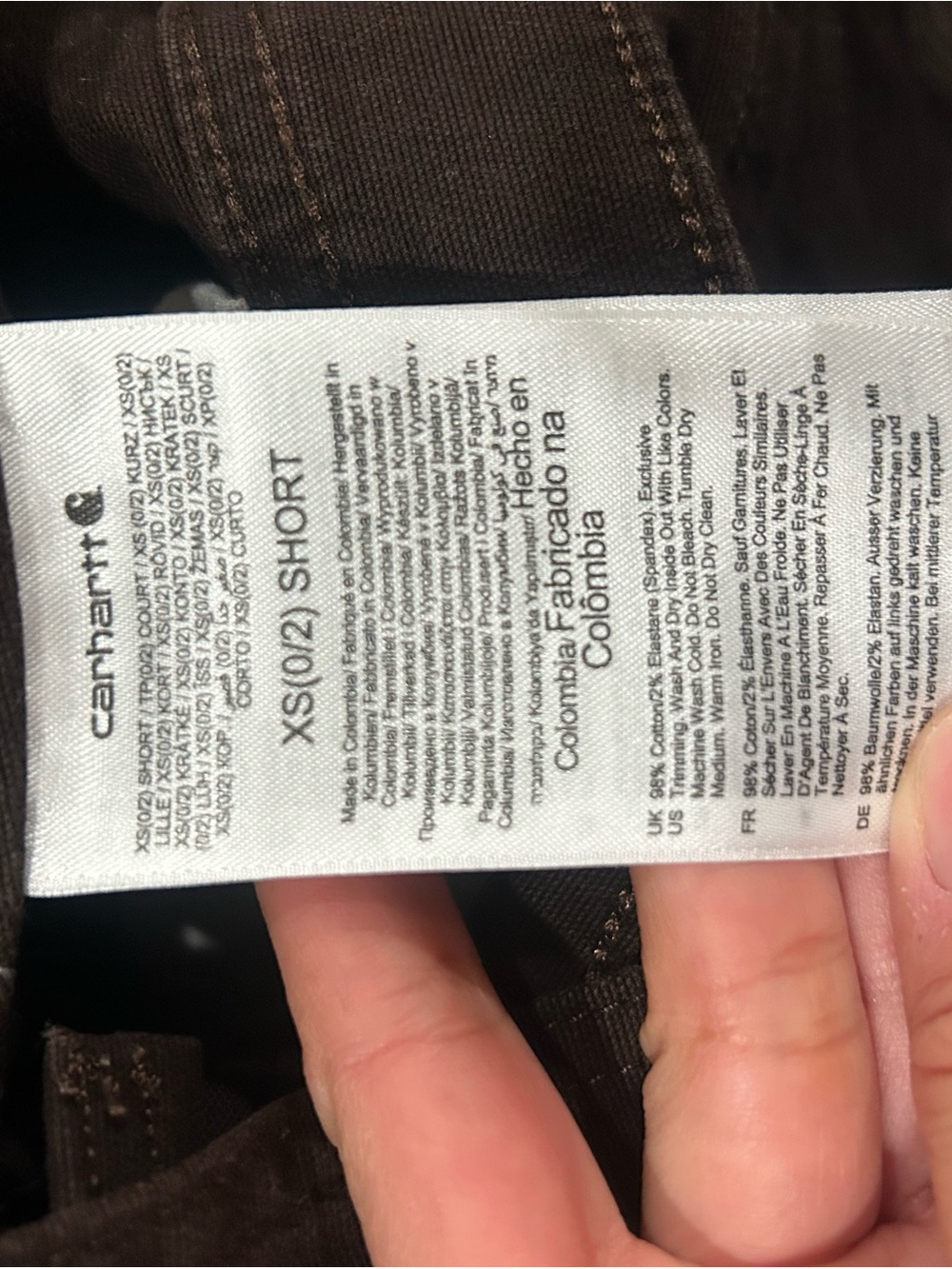 Carhartt Dark Brown loose fit Overalls - Picture 11 of 12